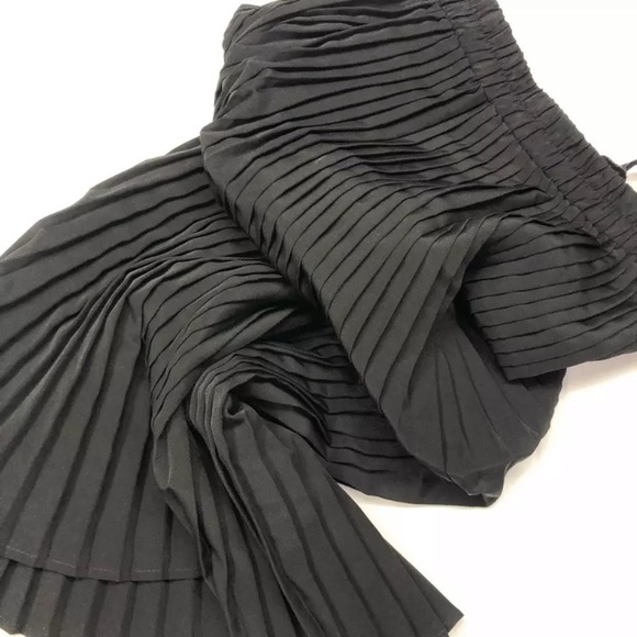 Pourquoi Pas Women's Pencil Skirt Black Knee Length Elastic Waist 16 - Picture 3 of 6